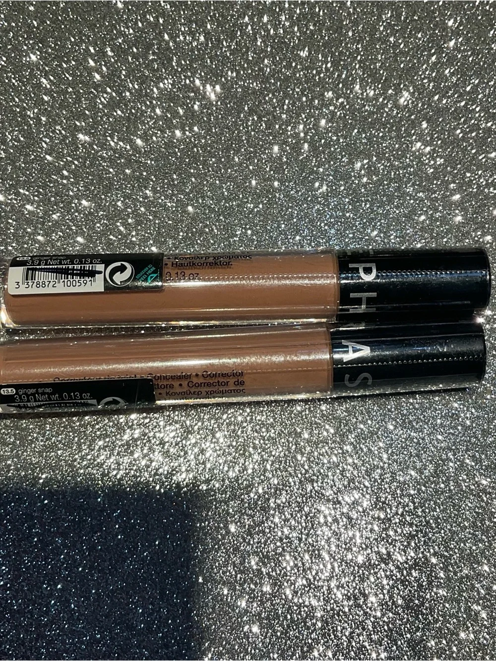 2- NEW SEPHORA Bright Future Gel Serum Concealer #13.5 GINGER SNAP sealed